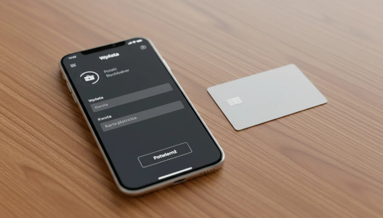 Wpłata kartą Visa w aplikacji mobilnej polskiego bukmachera krok po kroku